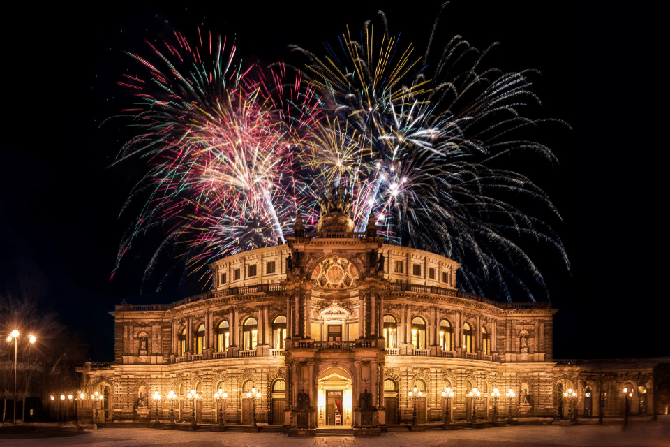 Zur Weihnachtszeit in der Semperoper